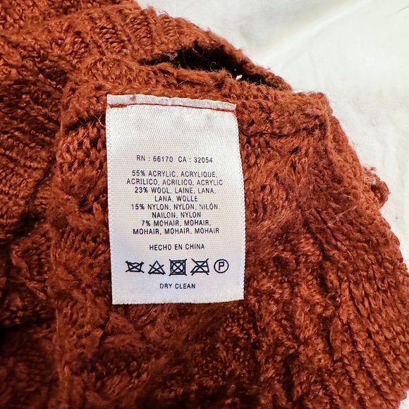 Rust/maroon Anthropologie Sweater (Size S) - Picture 4 of 4